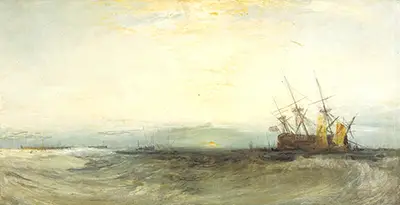 A Ship Aground William Turner